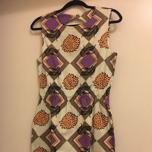 Prettt pattered empire waist dress